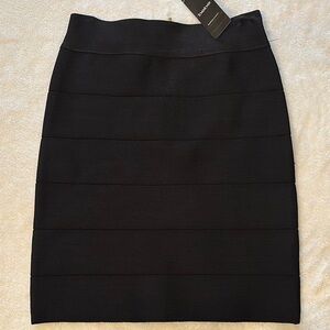 Elegant Black Bandage Skirt
